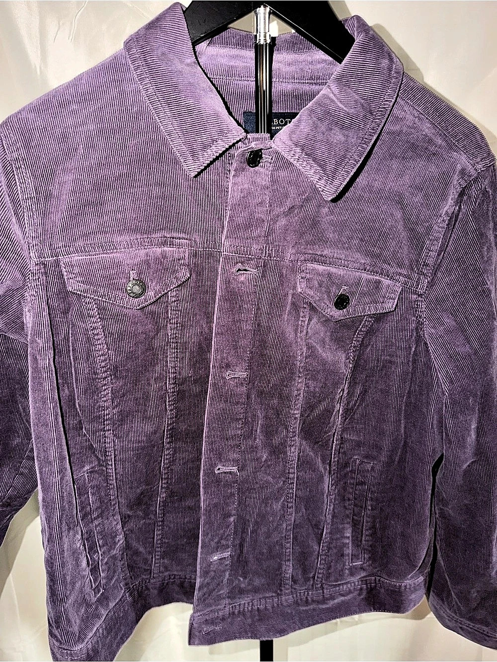 Talbots Purple Corduroy Jacket Size XP